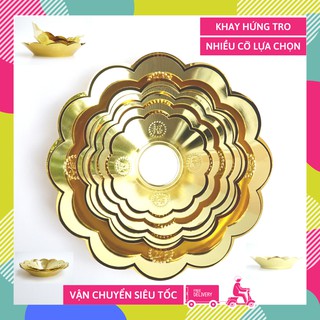 Khay hứng tàn hương, hứng tàn nhang, khay hứng bát nhang lư hương - Nhiều cỡ
