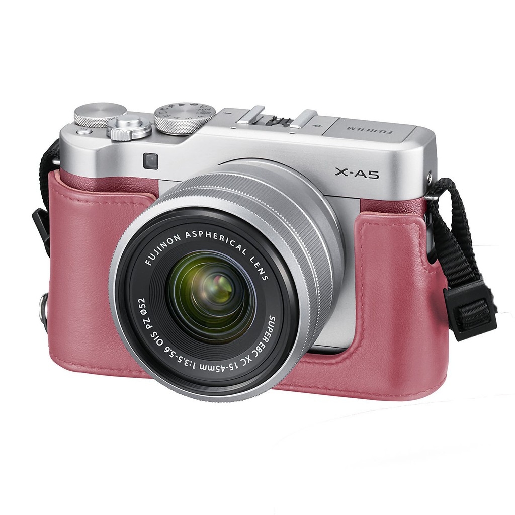 Bao Da Cho Máy Ảnh Fujifilm X-A5 - Chính Hãng Fujifilm Việt Nam l Halfcase Fujifilm X-A5 l Máy ảnh X-A5 l Halfcase X-A5