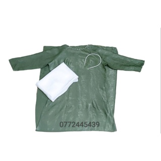 Cả bộ áo dài trơn