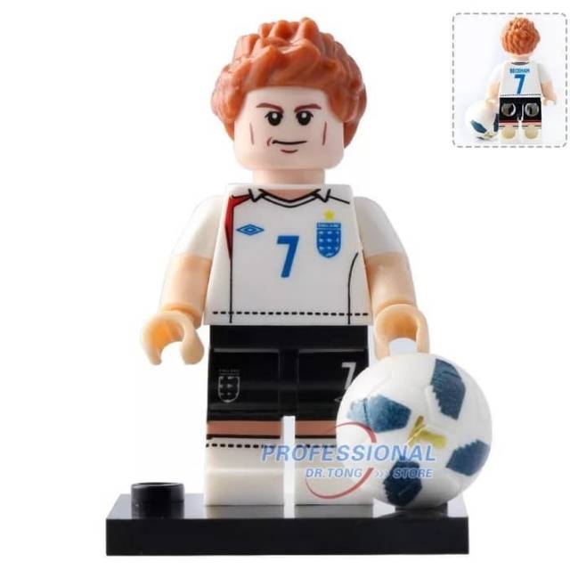 Lego Áo Thun Bóng Đá Đội Tuyển David Beckham Kiểu Anh Cá Tính