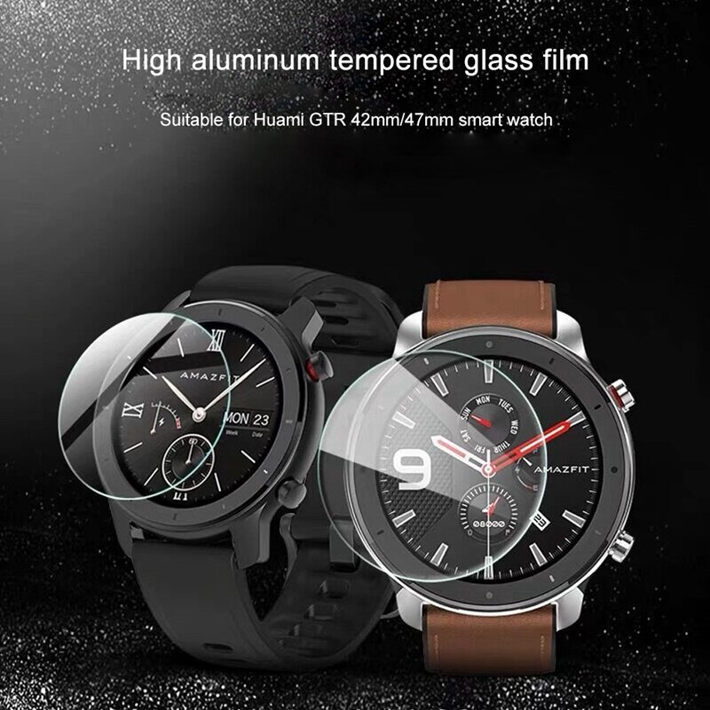 AMAZFIT XIAOMI Kính Cường Lực Bảo Vệ Màn Hình Cho Đồng Hồ Amazfit Gtr 47 Xiaomi Amazfit Gtr 47mm 42mm