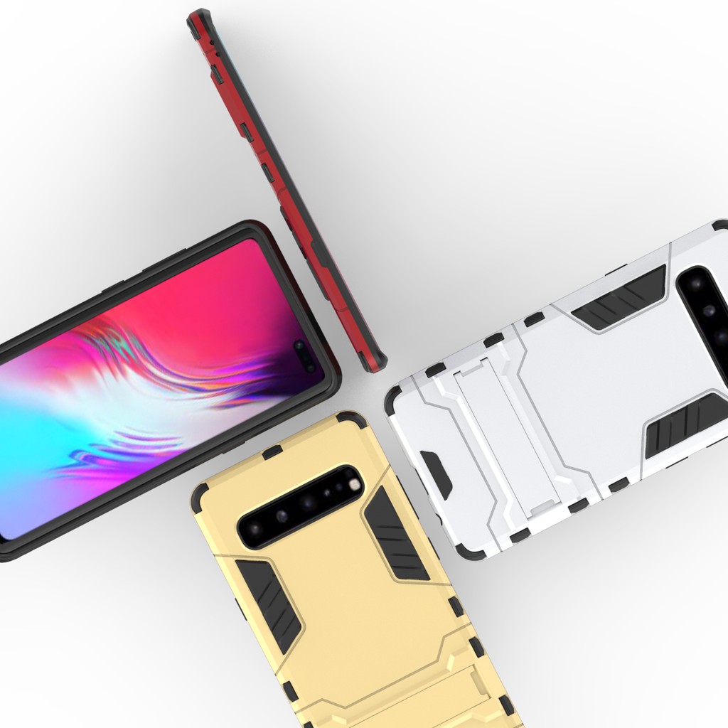 ỐP SAMSUNG S10 5G CHỐNG SỐC IRON MAN GIÁ ĐỠ XEM PHIM CAO CẤP