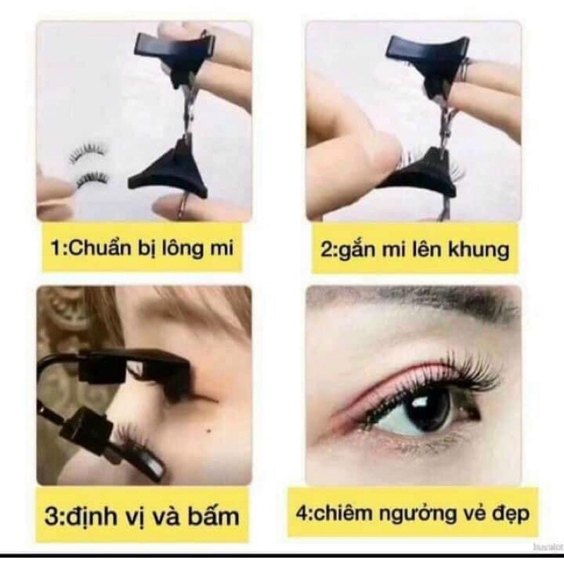 bộ kẹp mi nam châm cong và bền cả ngày