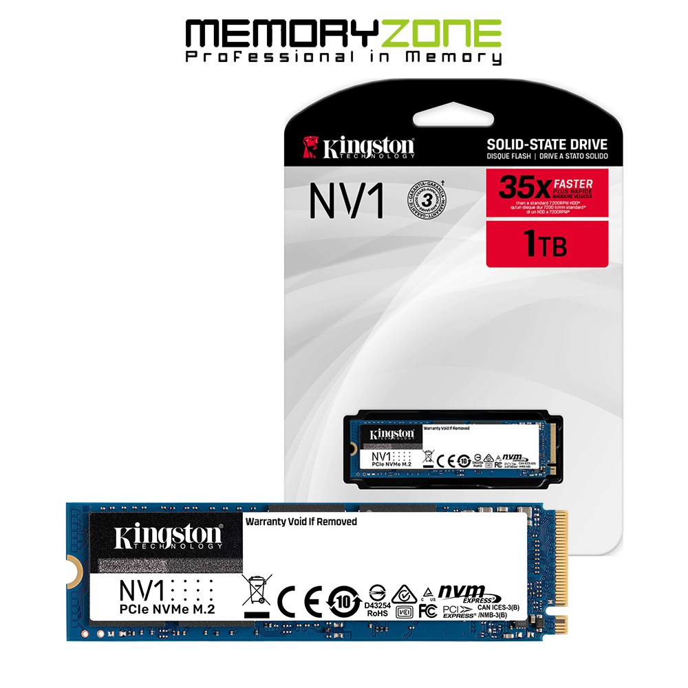 Ổ Cứng SSD Kingston NV1 M.2 PCIe Gen3 x4 NVMe 1TB SNVS/1000G