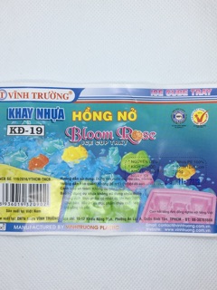 Vĩ đá, thạch rau câu hồng nở