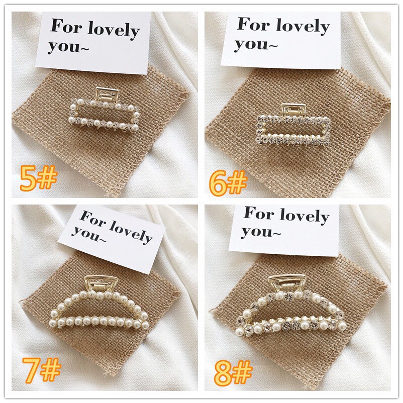 Luxurious Korean style diamond-studded hairpin for women F53