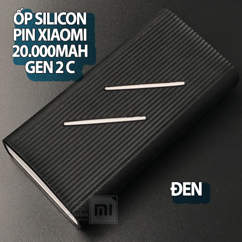 FREESHIP ĐƠN 99K_Bao ốp silicon dành cho Pin sạc dự phòng Xiaomi 20000mAh Gen 2C