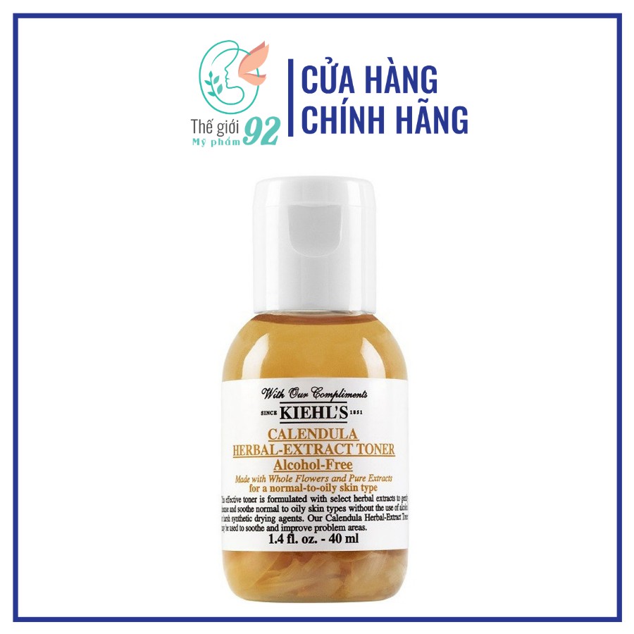 ( Minisize 40ml) Toner Hoa Cúc KIEHL’S Calendula Herbal - Extract Toner