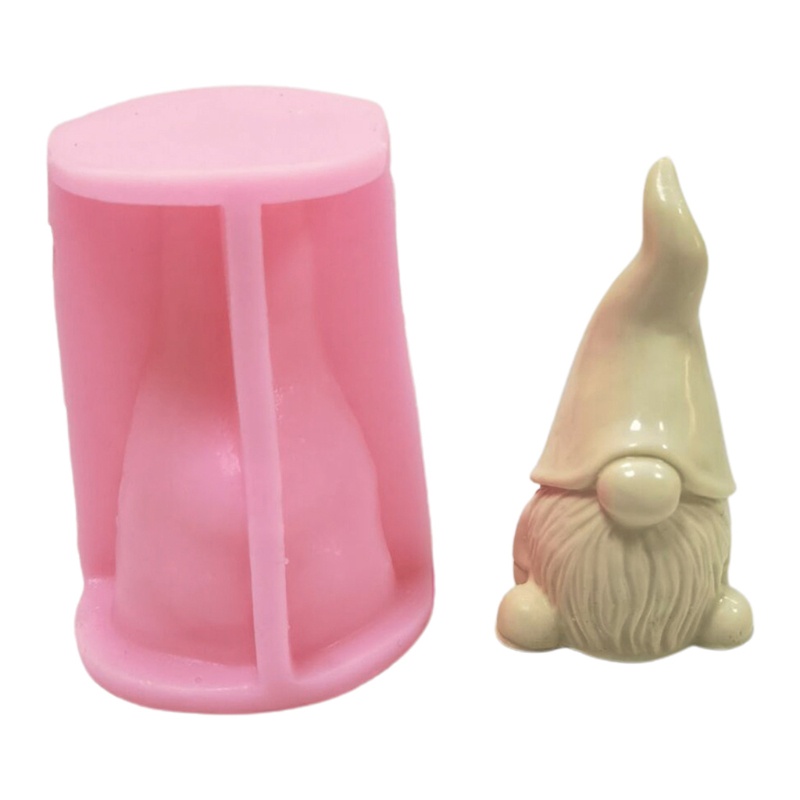 Khuôn Silicone Tạo Hình Làm Xà Phòng Hình Gnomes 3D DIY