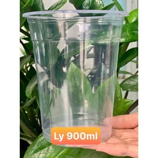 100 Ly Nhựa Khổng Lồ  900ml Kèm Nắp Fi 120 Cao Cấp