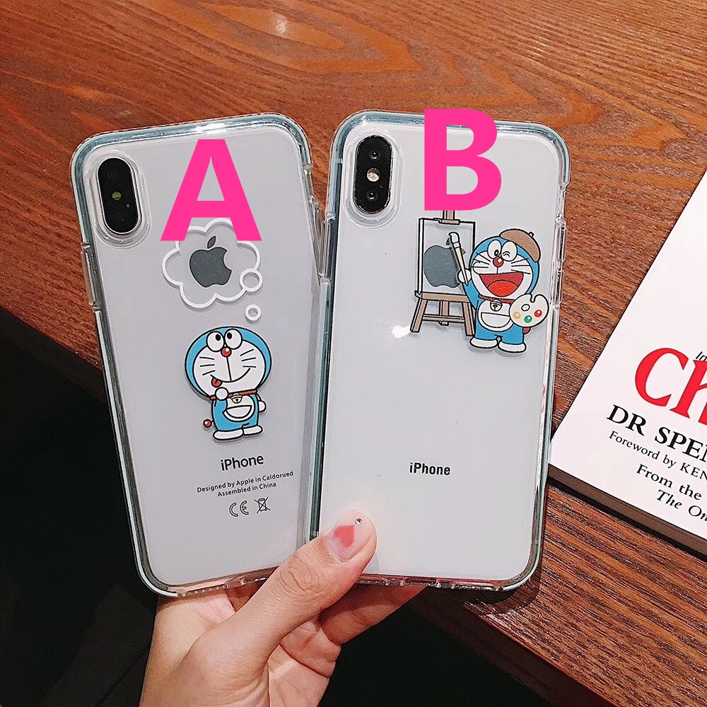 Ốp điện thoại TPU mềm in hình Doraemon cho Iphone11 11pro X XR XS max 6s 7 8 8Plus | BigBuy360 - bigbuy360.vn