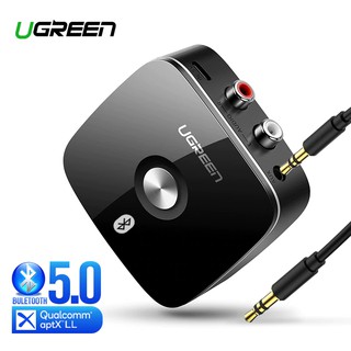 Adapter thu âm nhạc Ugreen Bluetooth RCA không dây 5.0 aptX 3.5mm AUX