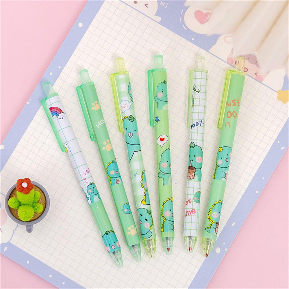 Bút Mực Gel Ngòi 0.5mm Hình Khủng Long Dễ Thương