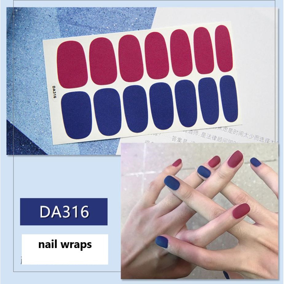 Miếng Dán móng tay Nghệ thuật Phong cách Hàn Quốc Nail Stickers Nails Art Giáng Sinh Noel