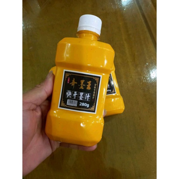 Mực vàng chai lớn 280g