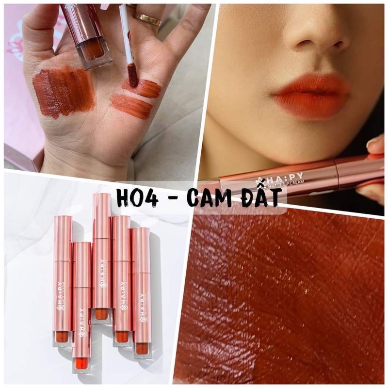 Son kem siêu lì siêu kháng nước Hapy matte Minigadern