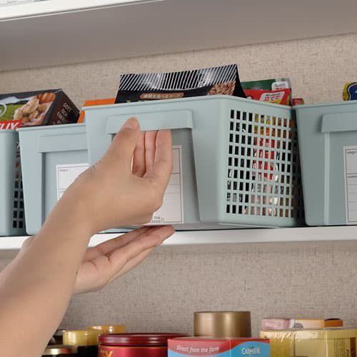 Giỏ đựng đồ đa năng dáng dài màu xanh NHẬT BẢN