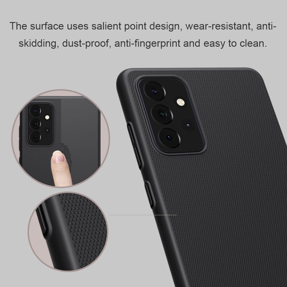 Ốp lưng Nillkin dạng sần cho Samsung Galaxy  A72 A71 A70 A52 A51 A50 A31 A30 A21 A20 A11 - Hàng Chính Hãng