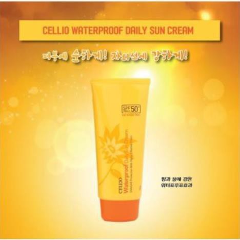 Kem chống nắng Cellio Waterproof Daily Sun Cream SPF50+ PA+++