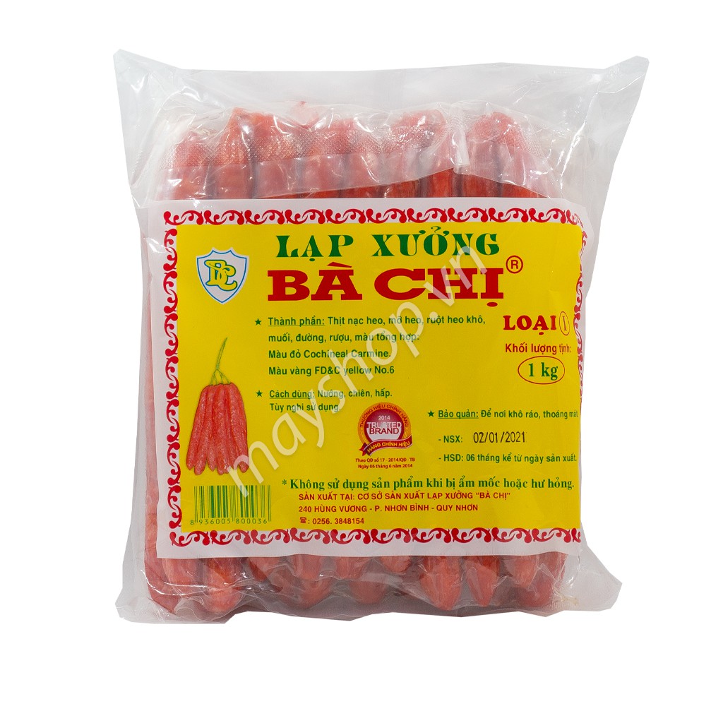 Lạp xưởng BÀ CHỊ loại 1 (1kg)