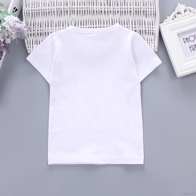 Set áo thun tay ngắn &amp; quần short cho bé trai &amp; gái