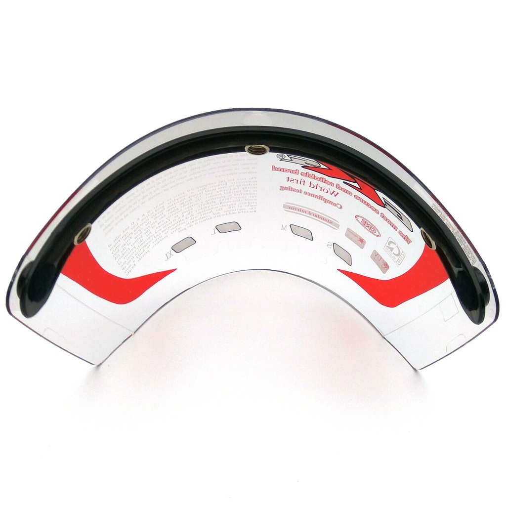 Kính gắn nón bảo hiểm 3/4 và 1/2 3 khuy GRS
