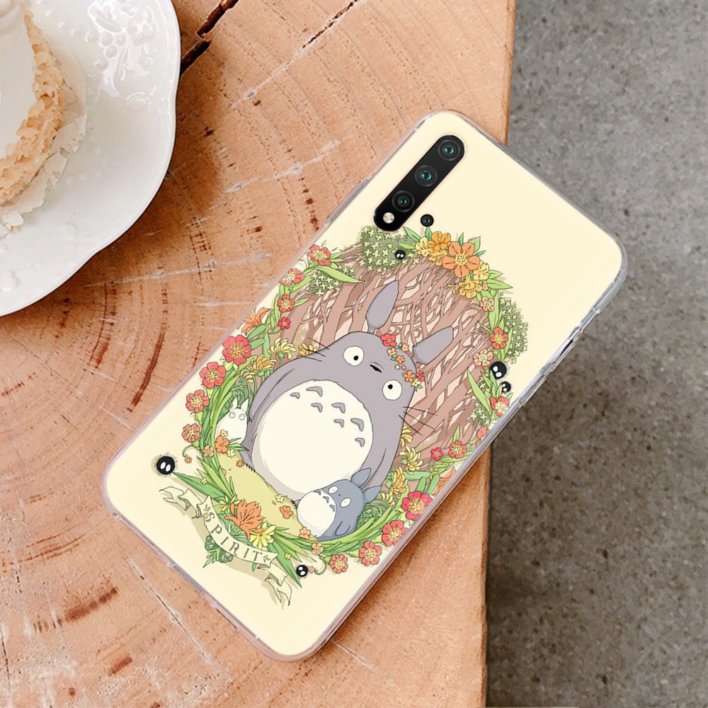 Ốp Điện Thoại Dẻo Trong Suốt Họa Tiết Hoạt Hình Totoro Dễ Thương Cho Motorola Moto E6 E5 E4 Play E7 Plus E6S 2020 Vm11