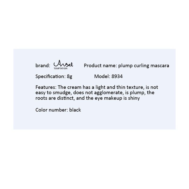 Mascara làm cong và dày mi chống thấm nước và mồ hôi không dễ lem
 | BigBuy360 - bigbuy360.vn