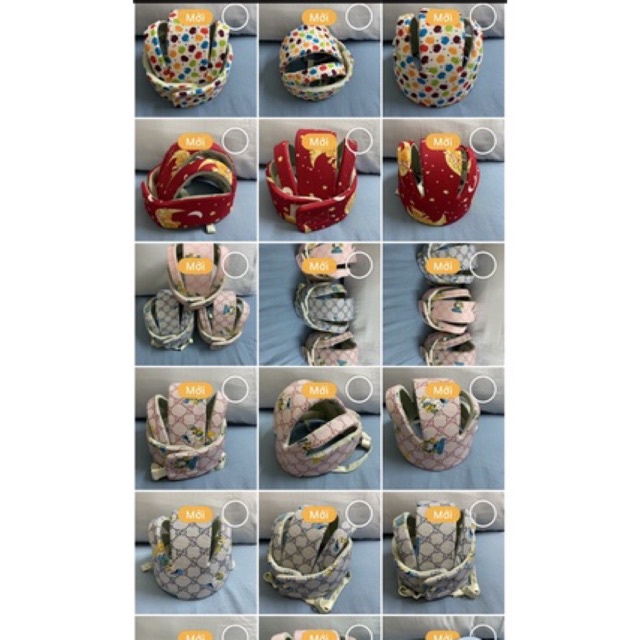 Mũ bảo hiểm đầu cho bé tập bò/ tập chạy xe/ ngồi xe - nón bảo vệ đầu đa năng -  Hàng Việt Nam