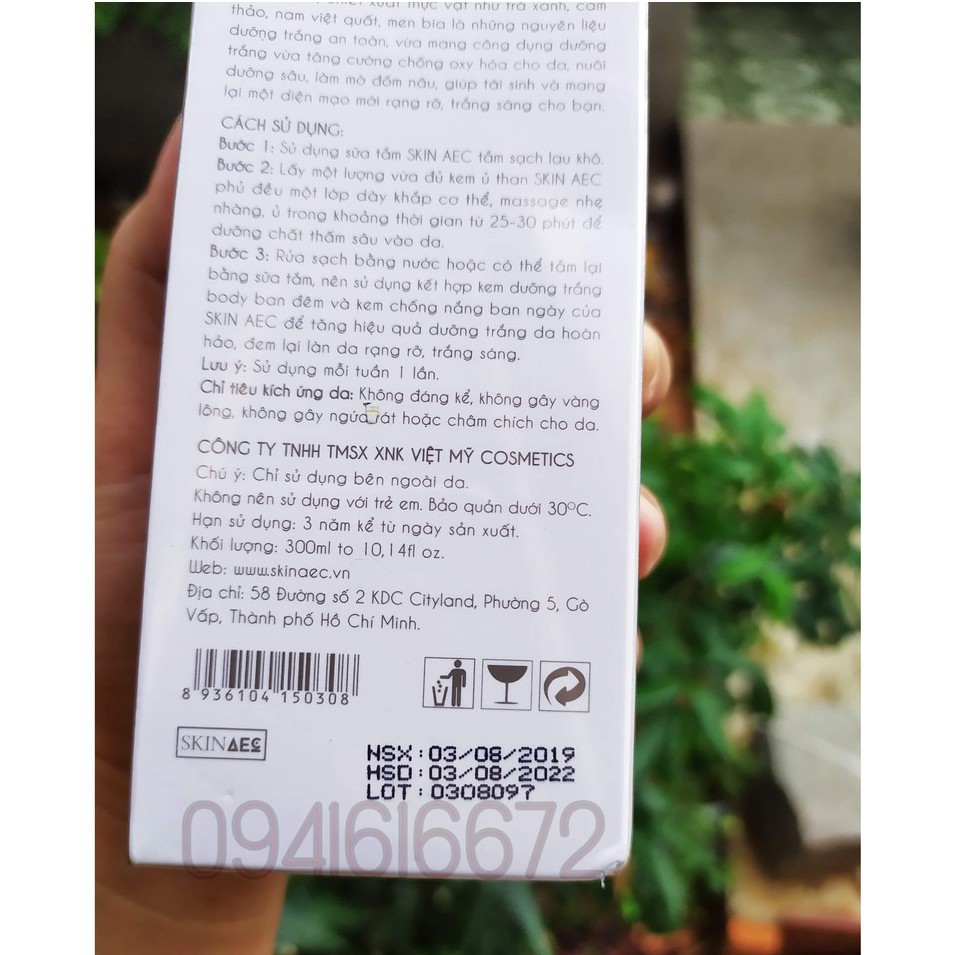 Ủ trắng than hoạt tính Skin AEc (Mẫu mới) CHÍNH HÃNG | BigBuy360 - bigbuy360.vn