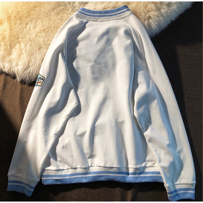 Áo Sweater Mỏng Cổ Chữ V Thêu Họa Tiết Xinh Xắn Cho Nữ | BigBuy360 - bigbuy360.vn