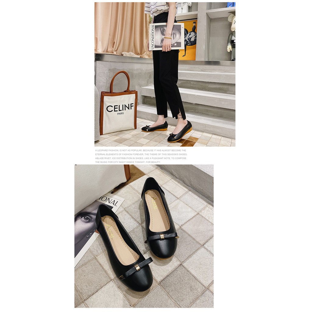 Giày Búp Bê Mũi Tròn Xinh Xắn Dành Cho Nữ Size 35-43 Yards / Size 41 | BigBuy360 - bigbuy360.vn