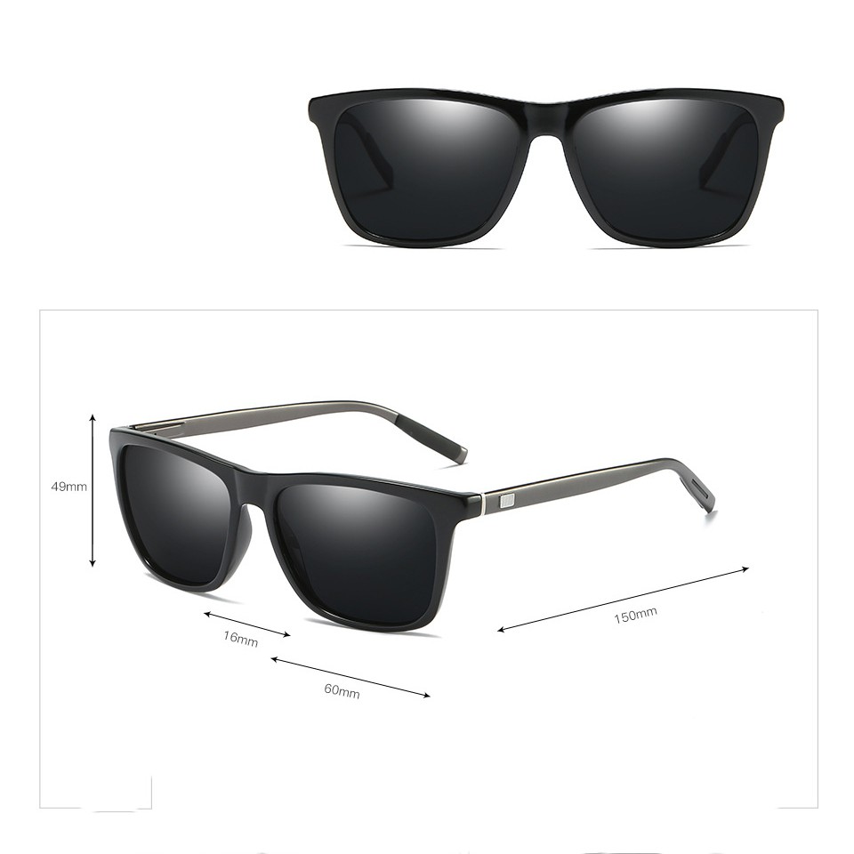 Kính Mát Nam Nữ ,Mắt kính mát tròng phân cực thời trang, gọng nhôm magie AORON AK010 | BigBuy360 - bigbuy360.vn