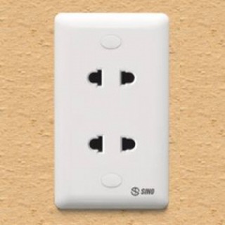 Ổ cắm đôi sino s19