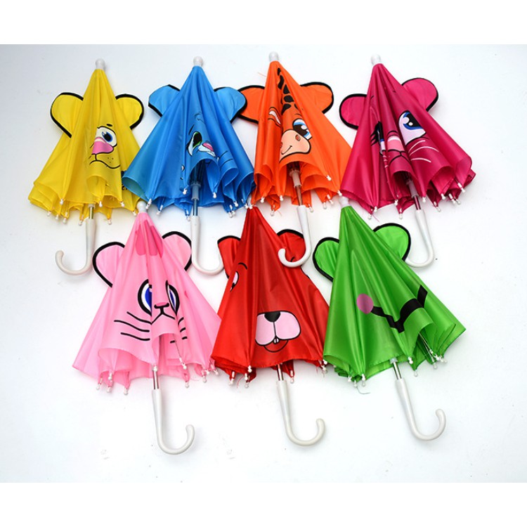 Ô Dù Hình Tai Mèo Họa Tiết Đáng Yêu Cho Bé - Ô Múa Tai Mèo