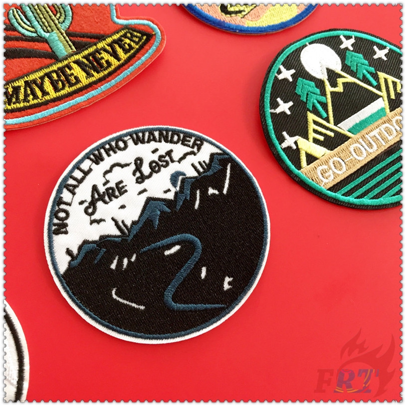 ✿ Sticker Ủi Thêu Hoạ Tiết Adventure Series 04 - Get Lost ✿ 1 Sticker Ủi Thêu Hình Huy Hiệu