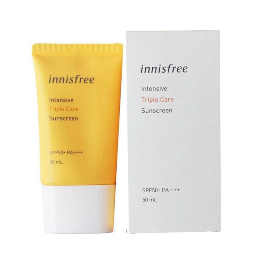 Kem chống nắng lâu trôi làm sáng da innisfree Intensive Triple Care Sunscreen SPF50+ | BigBuy360 - bigbuy360.vn