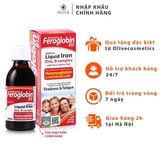 TPBVSK Vitabiotics Feroglobin B12 Liquid - Siro bổ sắt cho cả gia đình