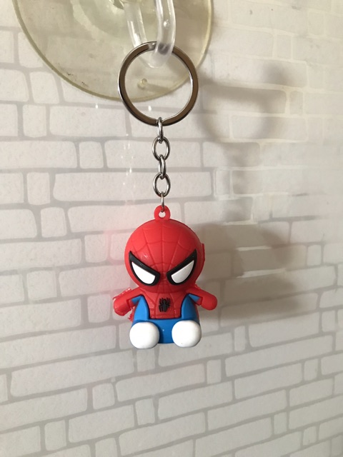 Móc khoá silicon gấu Brown, Spiderman các loại