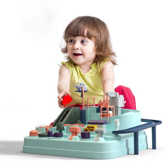 Bộ đồ chơi mê cung kì diệu cho bé 2-3-4-5 tuổi FriendGO - Đường ray thông minh