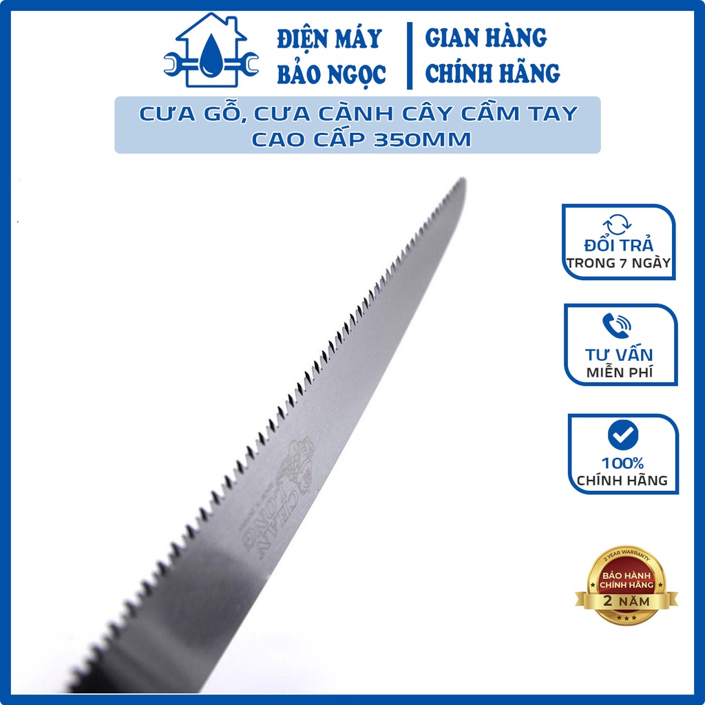 Cưa gỗ,cưa cành cầm tay cao cấp 350mm top - Đài Loan