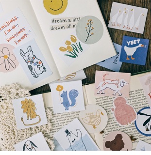 Sticker Hình Dán Trang Trí 20 Miếng
