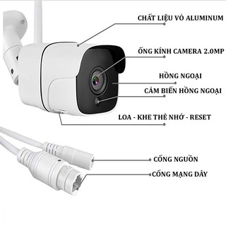 Xả hàng giá sốc Camera Ngoài Trời Yoosee 2 Râu S200M - Hỗ Trợ Đàm Thoại 2 Chiều