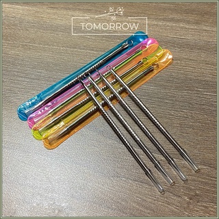 Que Nặn Mụn 2 Đầu Thép Không Gỉ - 8 cm