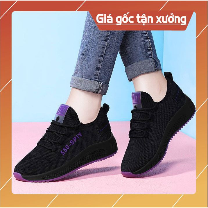 Giầy SNEAKER, Giày thể thao nữ 550 SPIY [KHÔNG THÚI CHÂN] đi học, đi chơi, tập thể dục