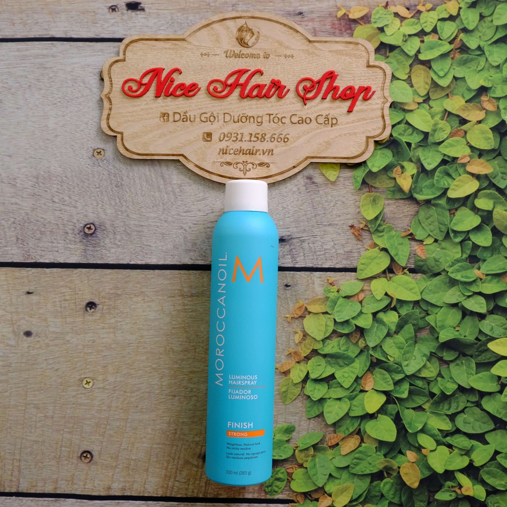 GÔM XỊT GIỮ NẾP LINH HOẠT MOROCCANOIL LUMINOUS HAIRSPRAY 75ML-330ML