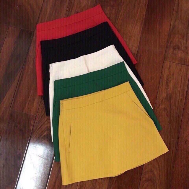 Chân váy chữ A túi sườn