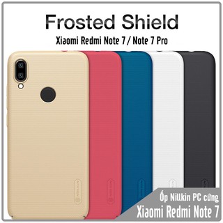 Ốp lưng Xiaomi Redmi Note 7 nhựa PC cứng Nillkin , Vân nhám , chống vân tay