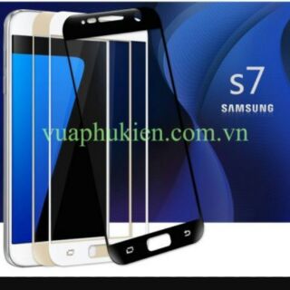 Kính cường lực full màn 4d galaxy s7 - cao cấp