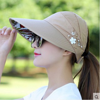 Mũ rộng vành đi biển chống tia UV, Nón vành rộng che nắng thời trang đi biển cho nữ